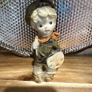 Lefton Japan Ceramic painter boy
